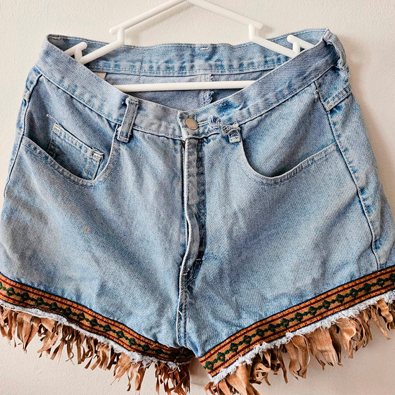 Short Denim Flecos